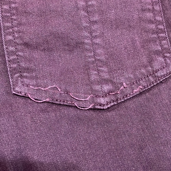 RAG & BONE skinny style W15020337 distressed wine jeans 28 - Picture 9 of 12